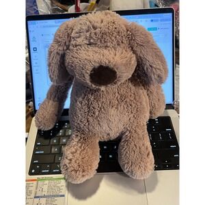 Aurora World Brown Shaggy Puppy Dog Plush Floppy Ears Stuffed Animal Aug 2022